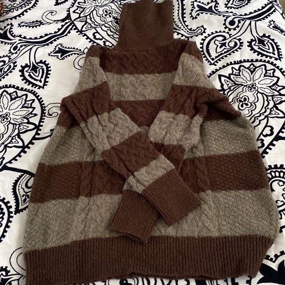 Halogen x Atlantic pacific striped wool sweater - Picture 2 of 5